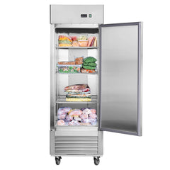 Chery Industrial 27"W Commercial Freezer 19 cu. ft. Single Solid Door Reach-In Freezer (N818P191847S)