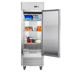 Chery Industrial 27"W Single Solid Door Reach-In Refrigerator 19 cu. ft. Commercial Refrigerator (N818P191846S)