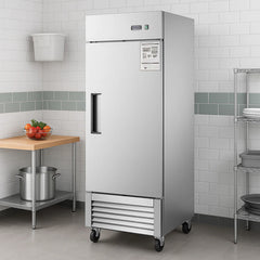 Chery Industrial 27"W Single Solid Door Reach-In Refrigerator 19 cu. ft. Commercial Refrigerator (N818P191846S)