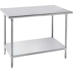 Advance Tabco 430 Stainless Steel Table, 60 x 30", Adjustable Undershelf, 16 Gauge (WBB579893)