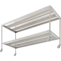 Aero Manufacturing Stainless Steel Mobile Instrument Table, 60 x 24", Lower Shelf (WB987210)