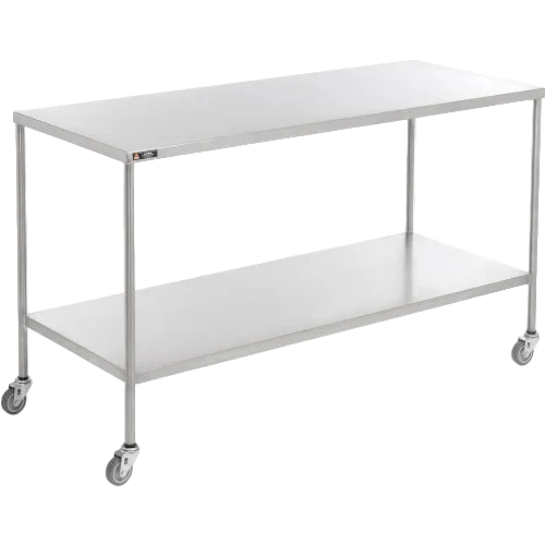 Aero Manufacturing Stainless Steel Mobile Instrument Table, 72 x 24