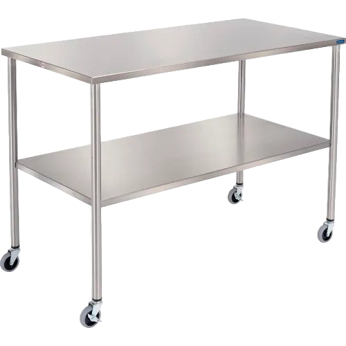 Global Industrial™ Mobile Stainless Steel Instrument Table, 60