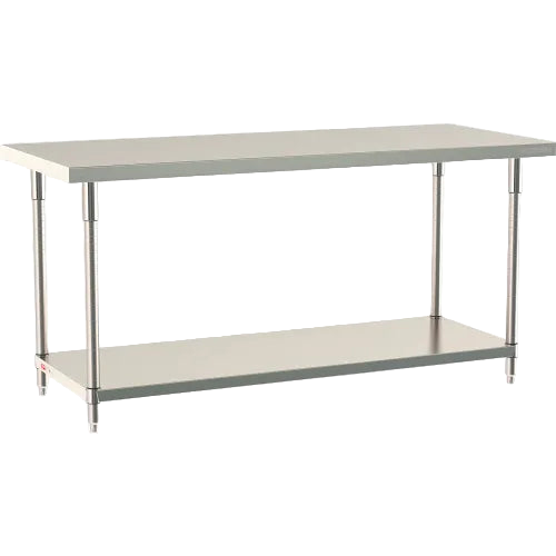 Metro® TableWorx 304 Stainless Steel Stationary Table, 72 x 30