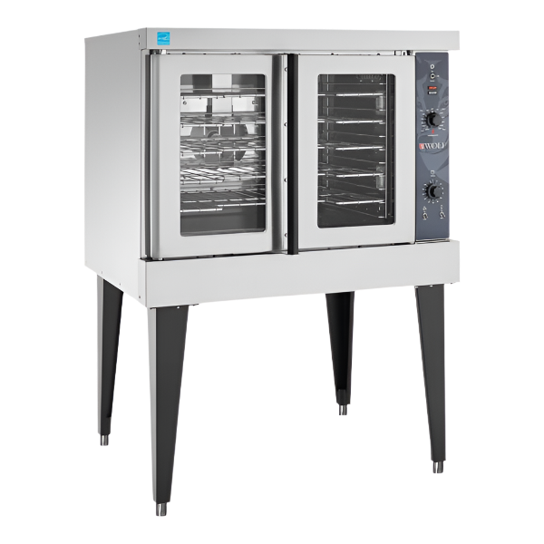 Wolf WC4ED 240/3 Single Deck Full Size Electric Convection Oven - 240V, 3 Phase, 12.5 kW