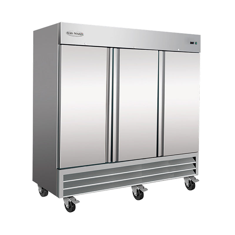 Serv-Ware 72 cu. ft. Three Door Reach-In Freezer (RF3-HC)
