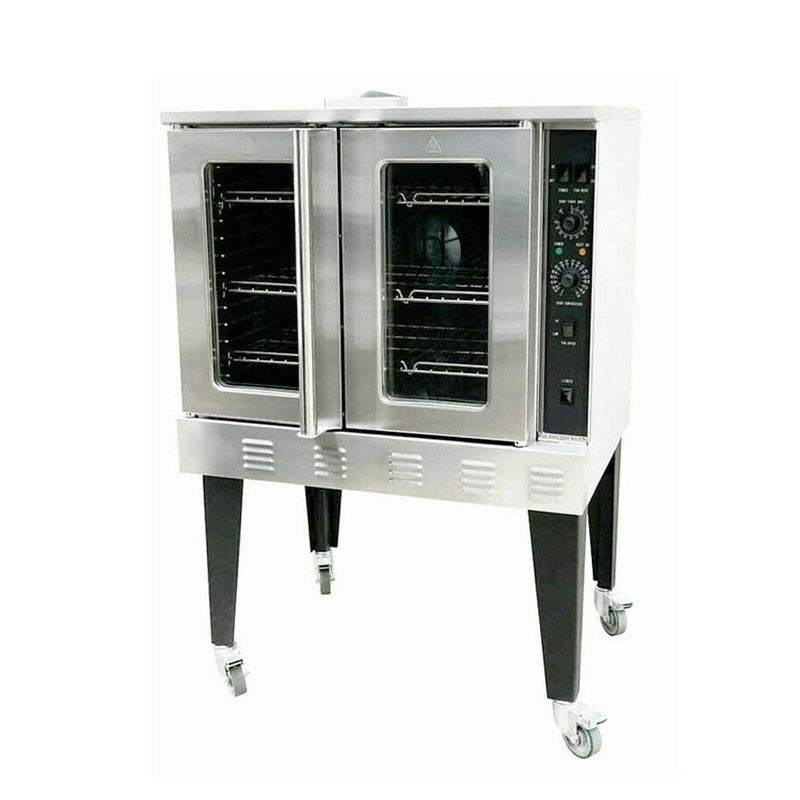 Serv-Ware Single Deck Full Size Gas Convection Oven (SGCO-1)