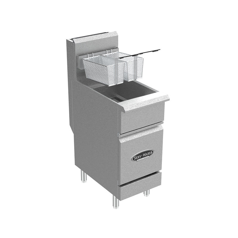 Serv-Ware 40 lb. Gas Fryer (SGF-40)