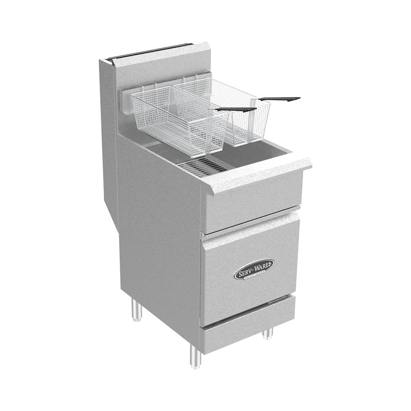 Serv-Ware 70 lb. Gas Fryer (SGF-70)