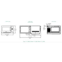 Midea Medium Duty Commercial Microwave Oven (1034N1A)