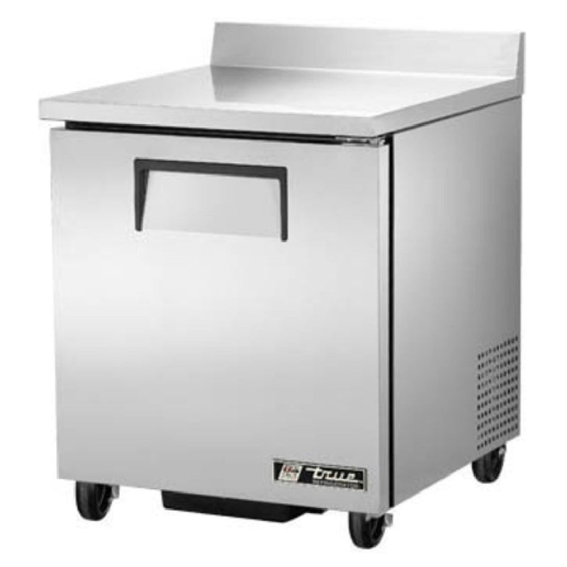 True Refrigeration 27 Inch Work Top Refrigerator Gas Self-contained Stainless Steel (TWT-27-HC)