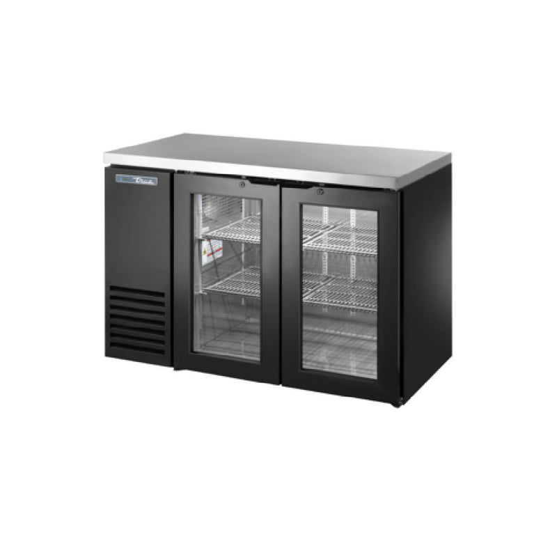True Refrigeration 48 Inch Back Bar Cooler Two-section (TBB24-48-2G-Z1-SFT-B-1)