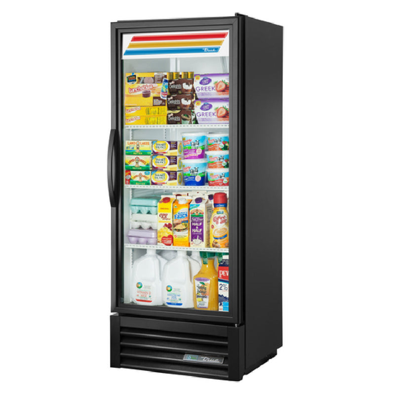 True Refrigeration 24 Inch Refrigerated Merchandiser Countertop White Stainless Steel with 3 Shelves (GDM-12-HC~TSL01)