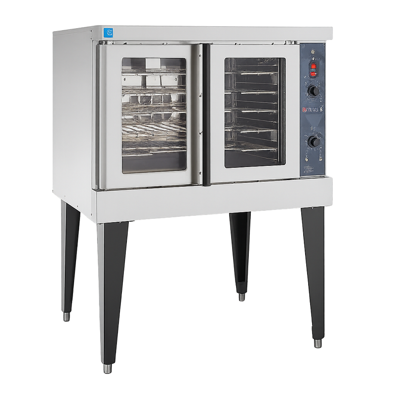 Wolf WC4GD-11D3 Single Deck Full Size Natural Gas Convection Oven - 50,000 BTU
