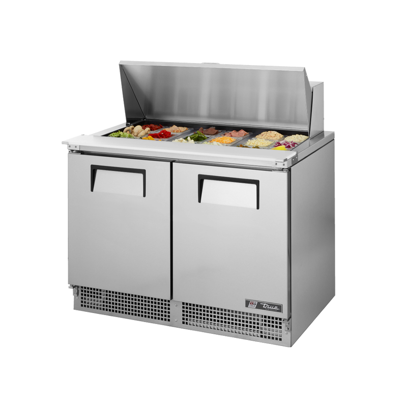 True Refrigeration Sandwich/Salad Unit Two-section Rear Mounted Self-contained Refrigeration (TFP-48-18M)