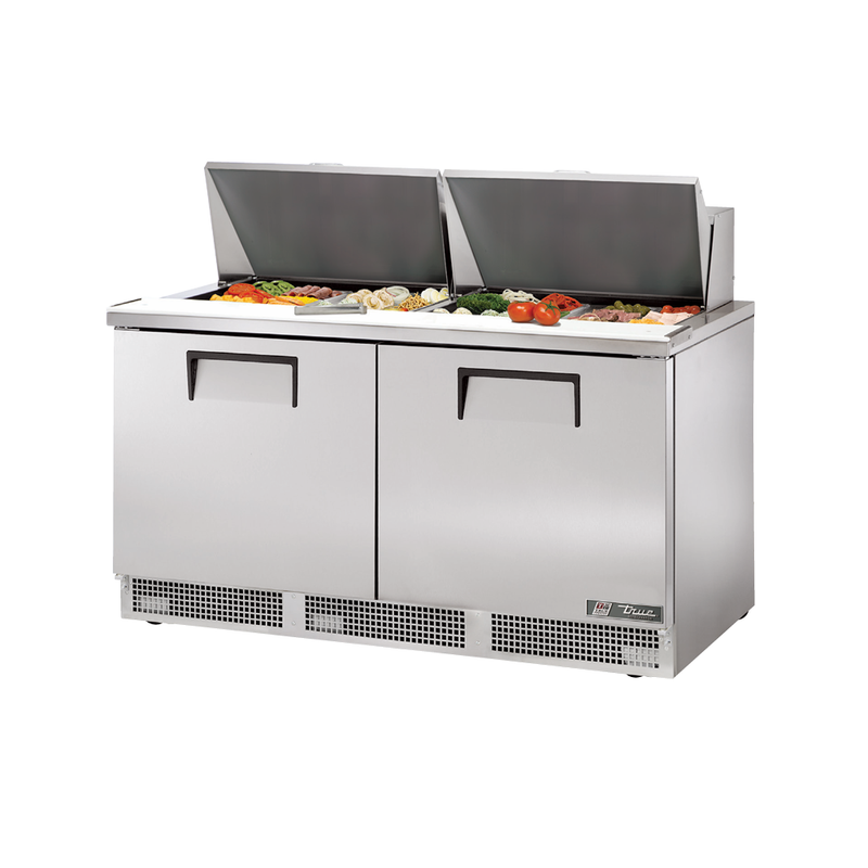 True Refrigeration Sandwich/Salad Unit Two-section Rear Mounted Self-contained Refrigeration (TFP-64-24M)